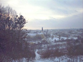 Trzebnica - widok z Kociej Gry na panoram miasta!